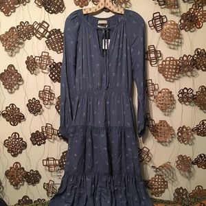 🌿FIRM🌿 Urban Outfitters Tiered Midi Dress Size M